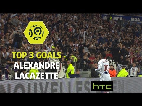 Top 3 Goals Alexandre Lacazette - OL 2016-17 - Ligue 1