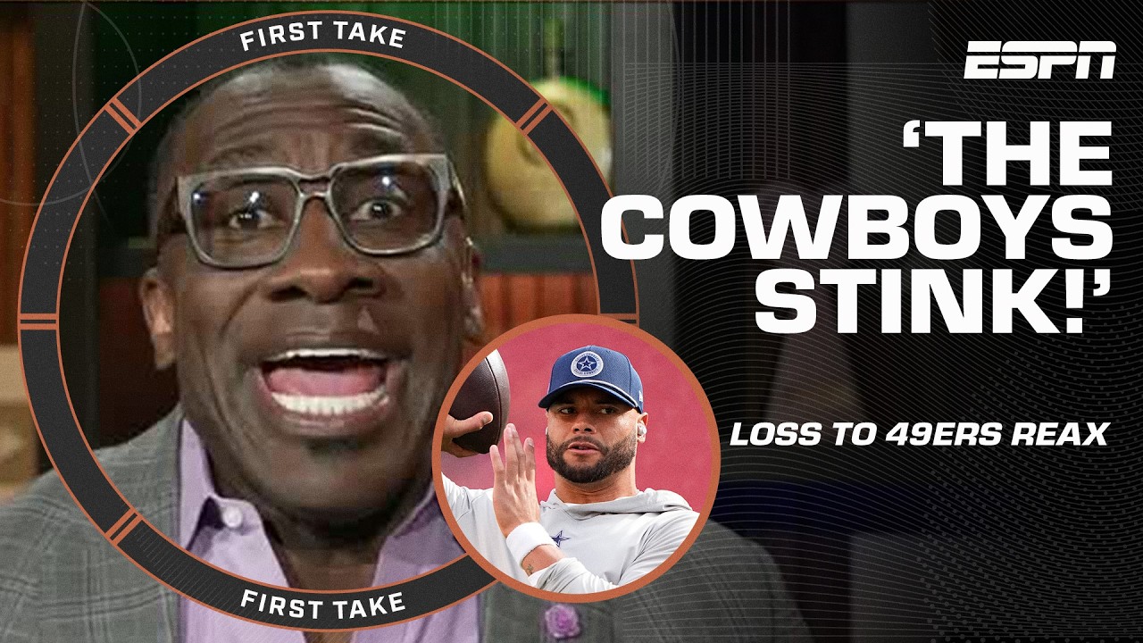 'The Cowboys STINK!' 💩 - Shannon Sharpe RIPS Cowboys after LOSS to 49ers | First Take