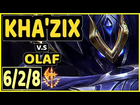 HY0G4 (KHA'ZIX) vs OLAF - 6/2/8 KDA JUNGLE CHALLENGER GAMEPLAY - BR