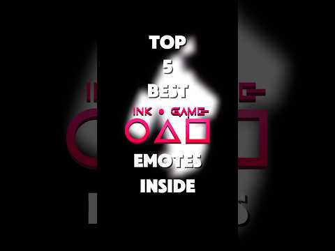 Top 5 BEST Emotes In Ink Games 🔝 #fypシ゚viral #trending #blowup #viral #fyp #fypシ #trendingshorts