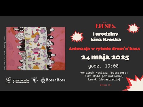 Drum and Urodziny Kina Kreska dj set live @studiofilmowrysunkowych