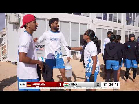 Germany vs. India | Mixed Pool Play | 2025 World Beach Ultimate Championships