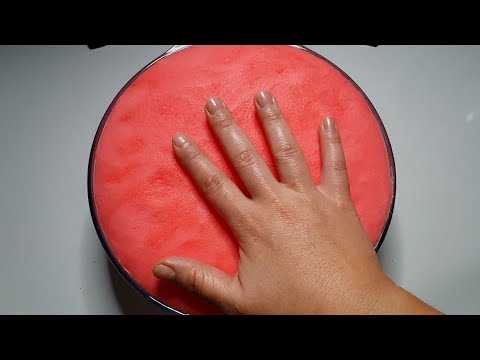 Bubbly Slime Roz Pufos Uscat " Partea 1" - Driet Slime / Satisfying & Relaxing Slime Video