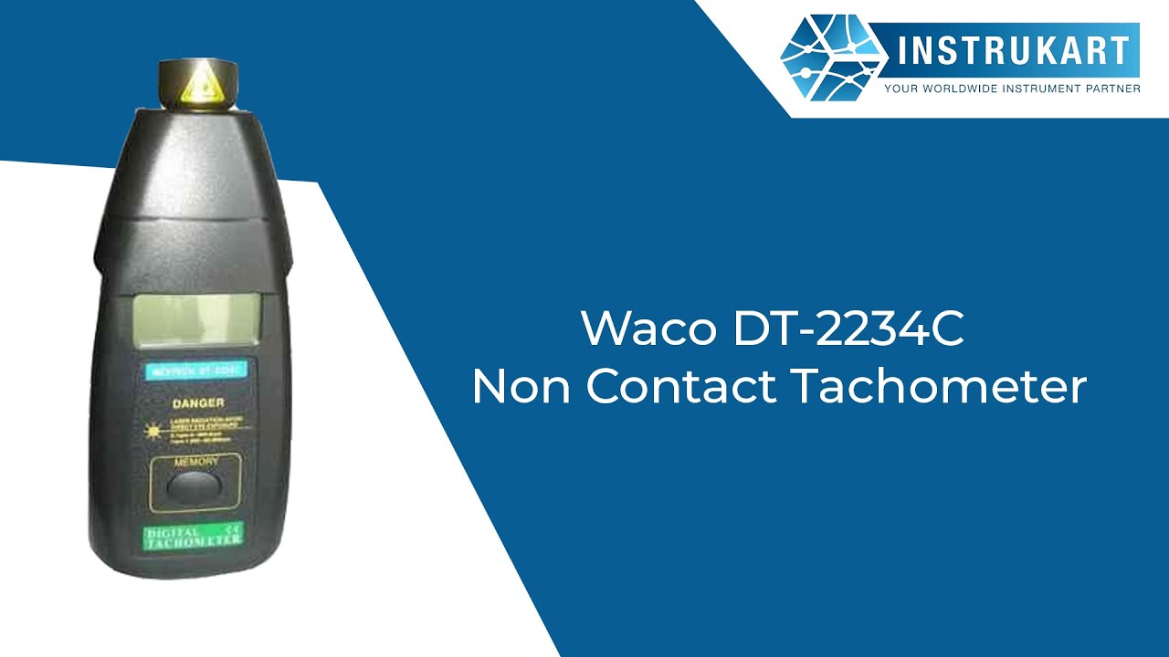 Waco DT-2234C Non Contact Tachometer | RPM Meter