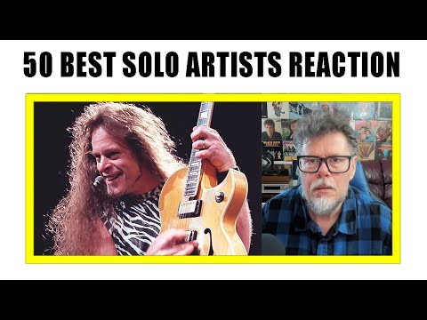 Top 50 Greatest Solo Artists in Rock History REACTION