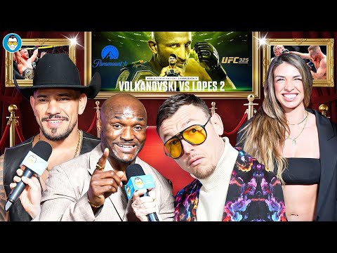 Alex Pereira REACTS Heavyweight Rumors, Volk vs Lopes II Predictions | UFC 324 Red Carpet