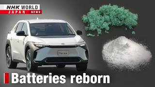 EV battery recycling in Japan