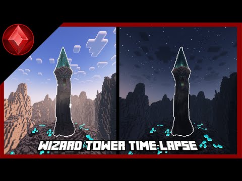 Medieval Wizard Tower Time-lapse! | Minecraft