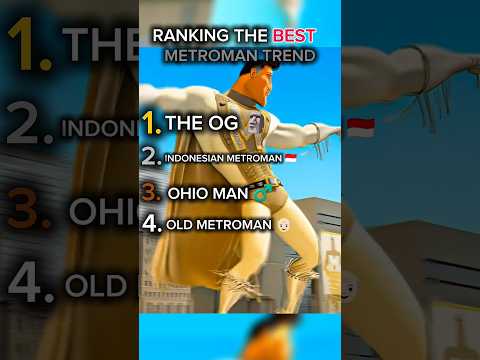 Ranking The Best Metroman Trend 🗿