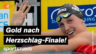 Gose und Märtens gewinnen Gold über 400 Meter Freistil | Schwimm-EM Rom | sportstudio