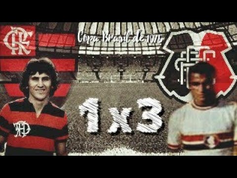 Flamengo 1x3 Santa Cruz|Maracanã|Copa Brasil 1975