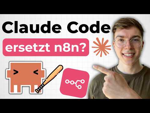 Thumbnail zu Claude Code + n8n: Komplette Apps & Workflows in Minuten bauen lassen