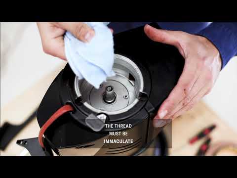 Limpando um moedor de café expresso Fiorenzato F71EK