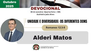 Devocional CPAJ - A unidade e diversidade: Os diferentes dons - Rm 12:3-8 - Rev. Alderi Matos