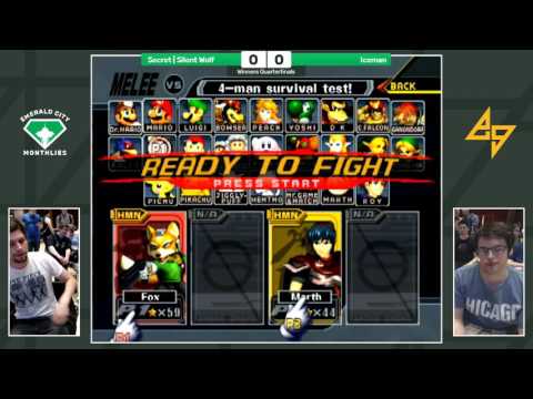 Emerald City II - Silent Wolf (Fox) vs. Iceman (Marth) - Melee Singles - Winners Quarters