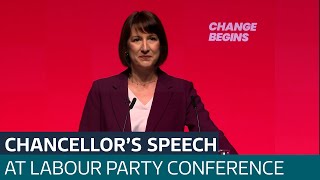 Rachel Reeves interrupted by heckler during optimistic conference speech | ITV News