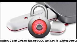 Unlock Vodafone 3G Dongle or Data Cards