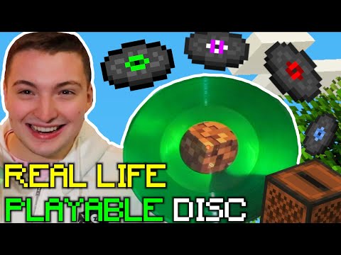 MINECRAFT DISC IN REAL LIFE (Limited Edition) Minecraft Nostalgia