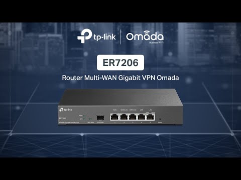 Šakotuvas TP-LINK | SafeStream Gigabit Multi-WAN VPN Maršrutizatorius | ER7206 | 10/100/1000 Mbit/s | Ethernet LAN (RJ-45) jungtys 1× Gigabit SFP WAN Port, 1× Gigabit RJ45 WAN Port, 2x Gigabit RJ45 LAN Ports 2× Gigabit WAN/LAN RJ45 Ports video