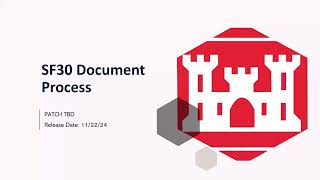Official SF30 Document Process Updated 02/10/2025