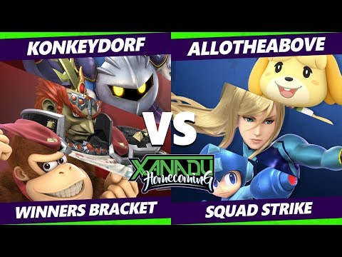 Xanadu Homecoming Squad Strike Winners Round 2 - KonkeyDorf Vs. allotheabove Smash Ultimate - SSBU