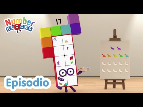 Numberblocks en Español | Episodios completos | DIECISIETE