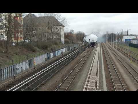 Dampflok 50 3610 Am 16.03.19 S-bhf Hermannstr auf Sonderfahrt Geschichte der Berliner Ringbahn