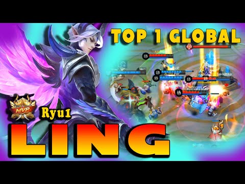 LING AGGRESSIVE PLAY !! (SUPREME) LING TOP 1 GLOBAL MOBILE LEGEND | LING BEST BUILD