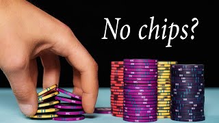 Hoe speel je poker zonder fiches?
