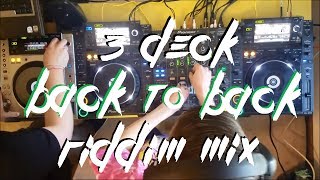 3 DECK B2B RIDDIM MIX (feat. Monxx, Styn, EMOXX)  - AUDIOGENIC B2B TOPHAT