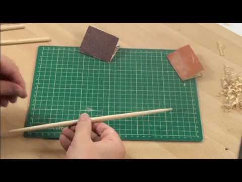 Elaboración de las conicidades de una verga