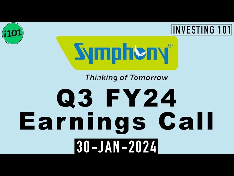 Symphony Limited Q3 FY24 Earnings Call | Symphony Limited 2024 FY24 Q3 Results