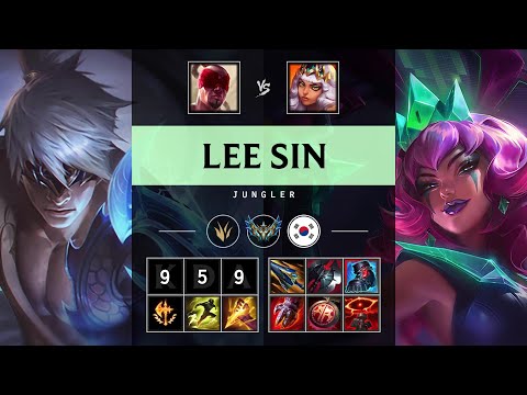 Lee Sin Jungle vs Qiyana - KR Challenger Patch 25.18