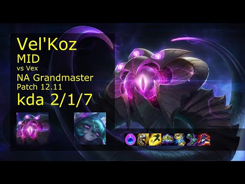 Rank 3 NA Vel'Koz Mid: Vel'Koz vs Vex