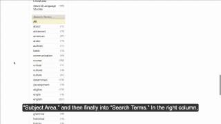 IU Course Search Part 2 - Results