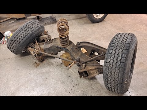 1963-66 Chevy C10 Front Suspension Swap to Square Body Front Suspension - #C10 #inliner EP.26