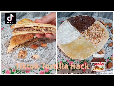 Tortilla wrap recipe for breakfast |  Tiktok viral tortilla hack| Trending tortilla wrap hack