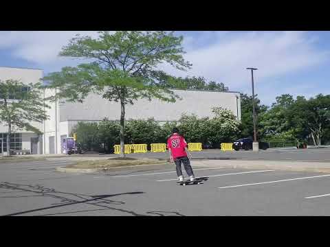 skateing alone on go skateboarding day