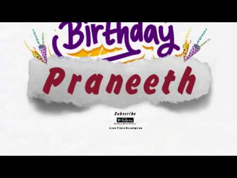 Happy Birthday Praneeth