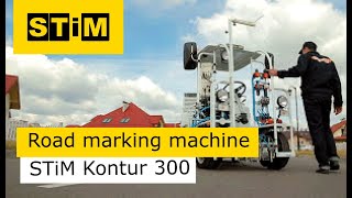 preview picture of video 'Kontur 300 | City road marking machine | www. stimby .net'