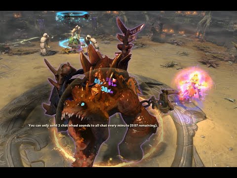 DOTA 2 BOSS FIGHTS: LARGO VS PRIMAL BEAST - Aghs Lab 2025 -  DOTA 2 ARCADE