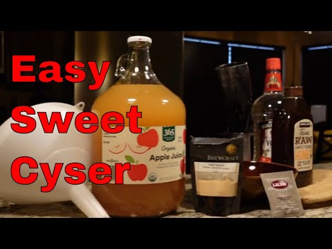 A Easy Cyser | Mead made with Apple Juice | Simple and Cheap