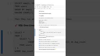 SQL One-Liner: Detect Duplicate Records Instantly