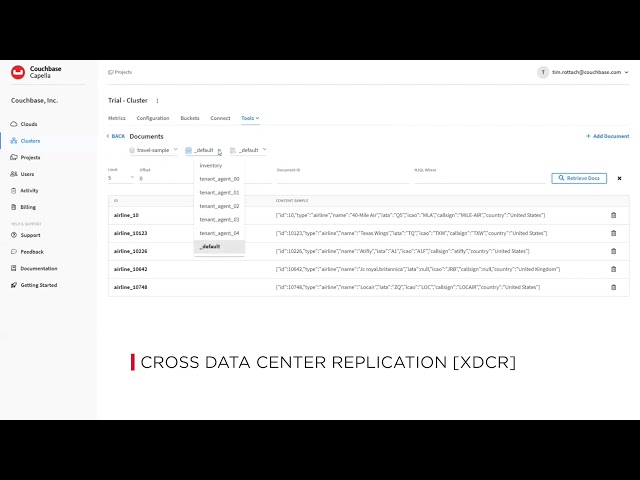 Couchbase product / service