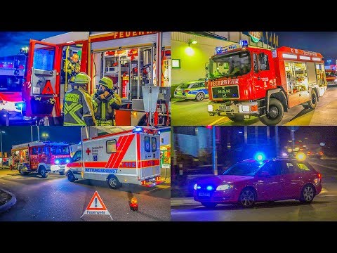 ++ GEFAHRGUTUNFALL BEI GLOBUS ++ CHEMIKALIEN VERMISCHT ~ [2 VERLETZTE] ~ EINSATZFAHRTEN | FEUERWEHR