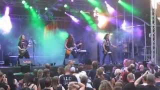Poisonblack - Escapexstacy/Buried Alive *live* @ Castle Rock Festival, Mülheim an der Ruhr, 03.07.15