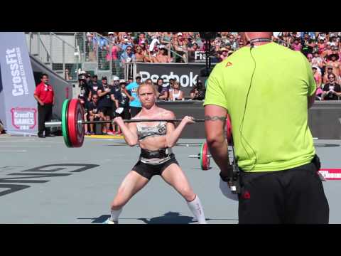 Annie Thorisdottir 215lb clean