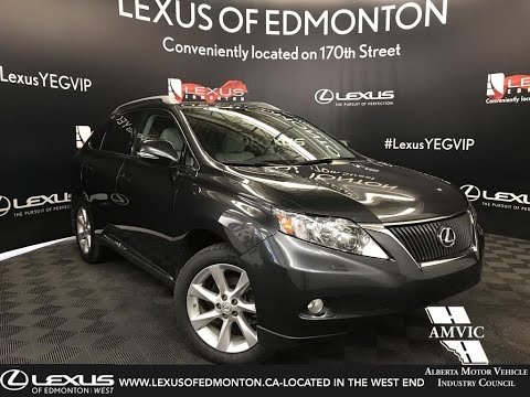 Used Grey 2010 Lexus RX 350 Touring Package Review - West Edmonton, Alberta