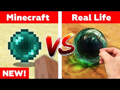 MINECRAFT ENDER PEARL IN REAL LIFE! Minecraft vs Real Life animation