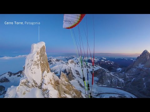 World Premiere! First Climb&Fly from Cerro Torre ⛰️